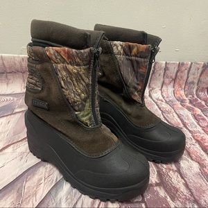 ITASCA waterproof Zip Snow Boots Removable Lining